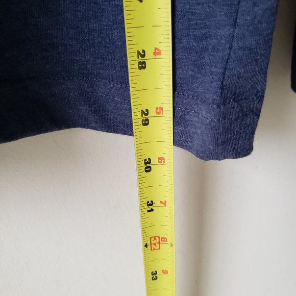 New England Patriots Mens Medium Long Sleeve Hooded Shirt Blue NFL Apparel NWOT - Picture 9 of 9